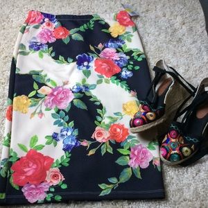 🌺HP🌺Body Con Scuba Pencil Skirt